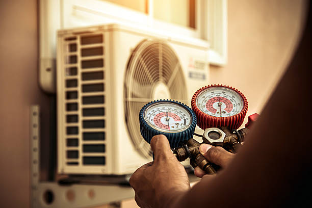 Professional Hvac Maintenance technician working in Chesterfield, VA